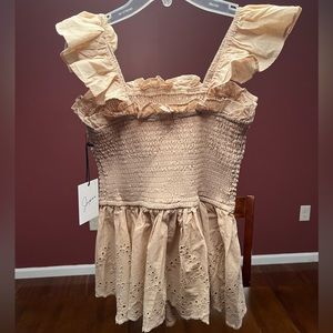 Cream colored tank top